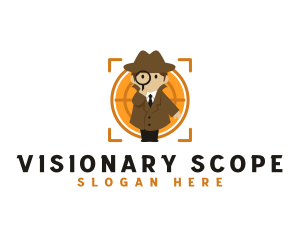 Scope - Magnifying Glass Detective logo design