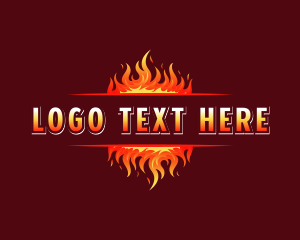 Blaze - Flame Blaze Heat logo design