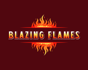 Flame Blaze Heat logo design