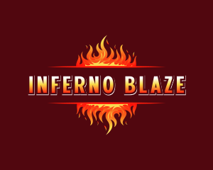 Flame Blaze Heat logo design