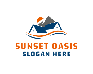 Mountain Sun Realty logo design