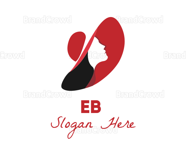 Elegant Woman Profile Logo