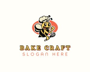 Cooking Chef Bee logo design