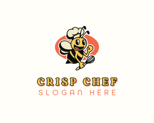 Cooking Chef Bee logo design