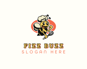 Cooking Chef Bee logo design