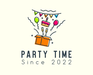 Birthday - Birthday Gift Box Celebration logo design