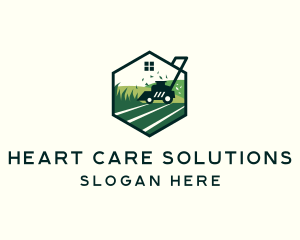 Landscape Lawn Mower logo design