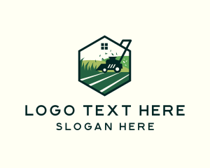 Landscape Lawn Mower Logo