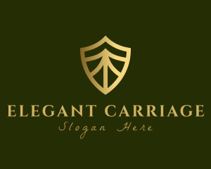 Elegant Security Shield logo design