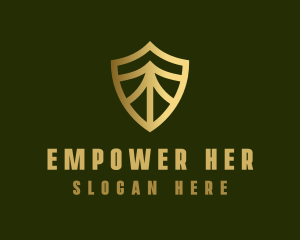 Elegant Security Shield logo design