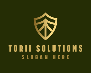 Elegant Security Shield logo design