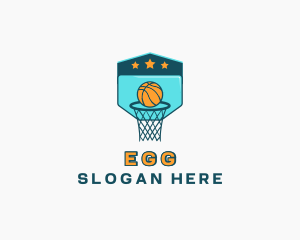 Basketball Sports Game Logo