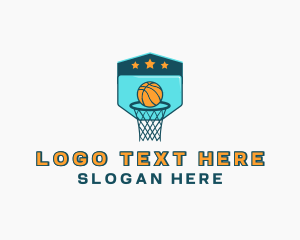 Basketball Sports Game Logo