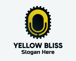 Yellow - Yellow Microphone App logo design