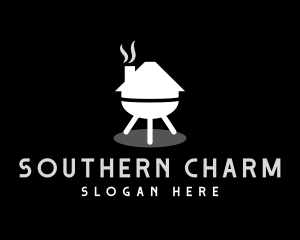 Grill House Barbecue logo design