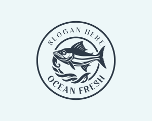 Tuna - Fishing Tuna Fish logo design