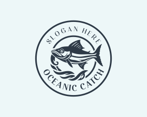 Fish - Fishing Tuna Fish logo design