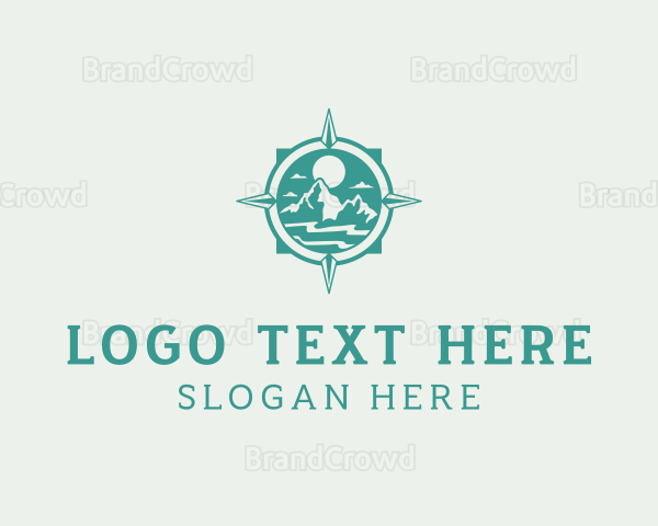 Mountain Outdoor Trekking Logo