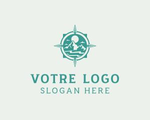 Mountain Outdoor Trekking Logo