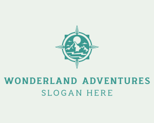 Mountain Outdoor Trekking logo design