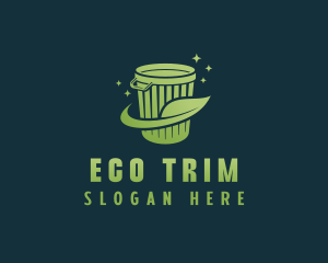 Eco Sanitation Trash  logo design