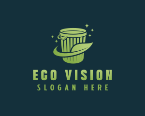 Eco Sanitation Trash  logo design