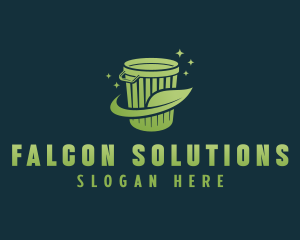 Eco Sanitation Trash  logo design