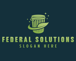 Eco Sanitation Trash  logo design