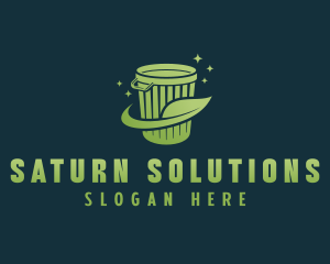 Eco Sanitation Trash  logo design