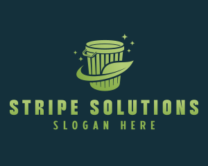 Eco Sanitation Trash  logo design