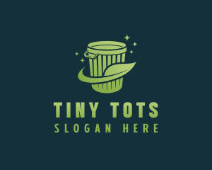 Eco Sanitation Trash  logo design