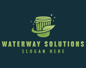 Eco Sanitation Trash  logo design