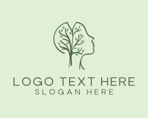 Neurologist - Herbal Wellness Tree logo design