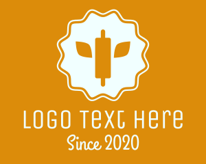 Pastry - Rolling Pin Wheat logo design