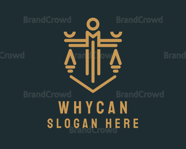 Legal Scale Sword Logo