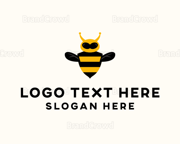 Honey Bee Wasp Logo