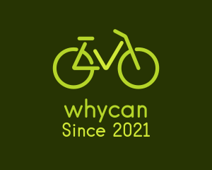 Bike Store - Minimalist Checkmark Bike logo design