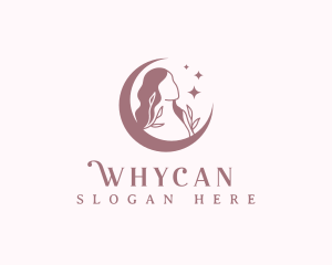 Skincare - Woman Moon Maiden logo design