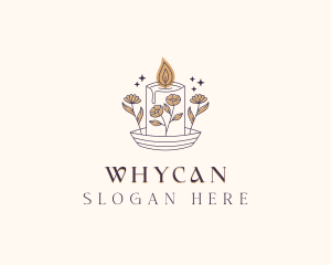 Floral Scented Candle Logo