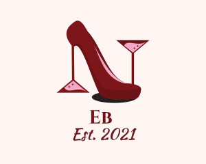 Feminine - Classy Wine Stiletto logo design