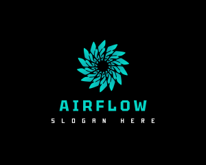 Solar Airflow Ventilation logo design