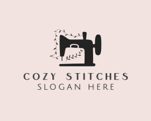 Quilting - Sewing Machine Tailoring logo design