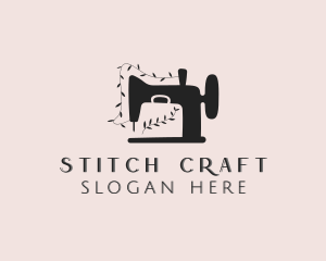 Sewing Machine Tailoring logo design