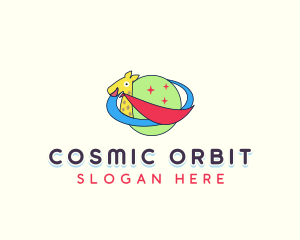 Giraffe Planet Orbit logo design