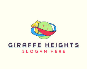 Giraffe - Giraffe Planet Orbit logo design