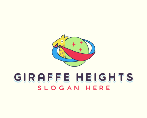 Giraffe Planet Orbit logo design