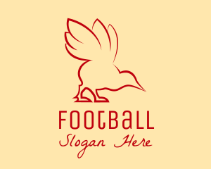 Fried Chicken - Quail Poultry Farm logo design