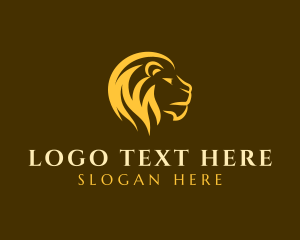 Feline - Lion Safari Finance logo design