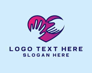 Helping Hand Heart Logo