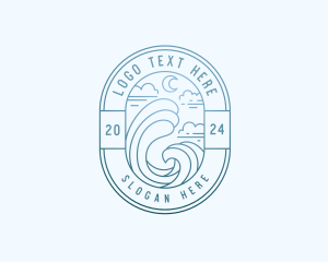 Coast - Sea Travel Tourism logo design